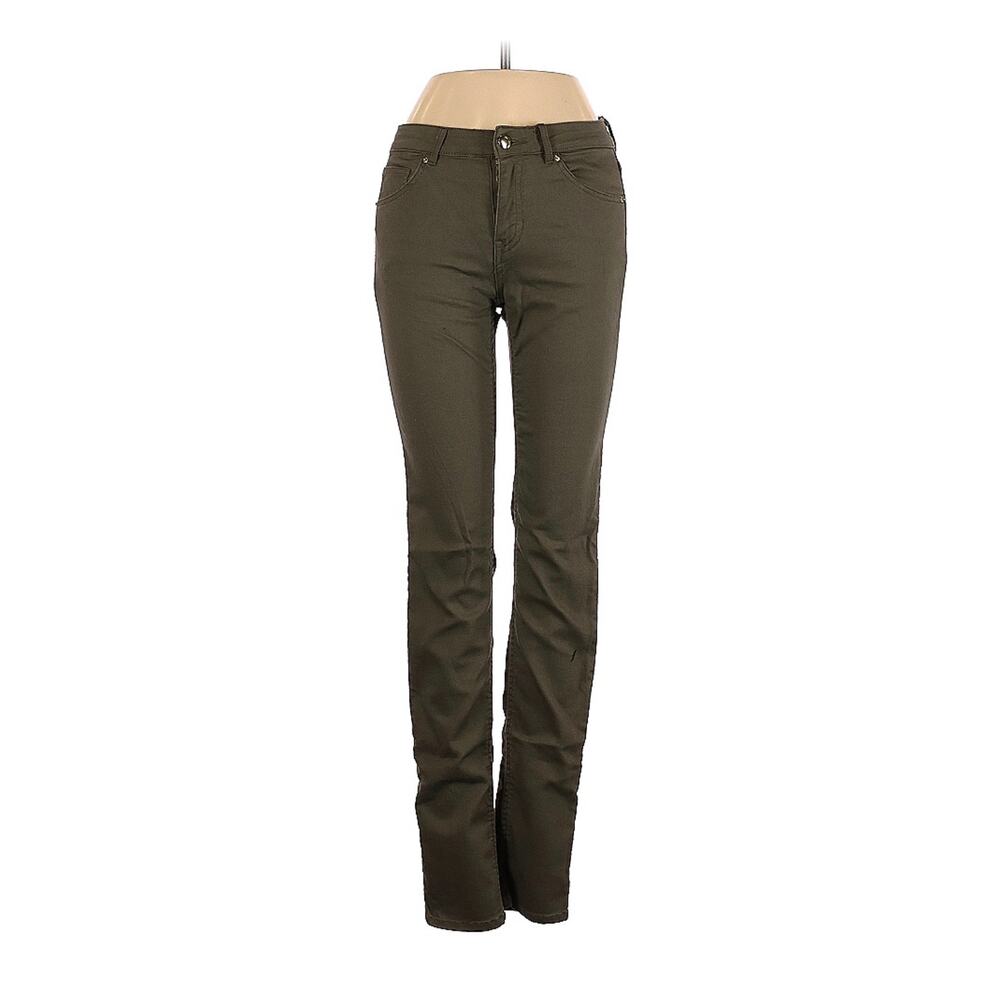 H&M Green Skinny Low Rise Jeans size 4